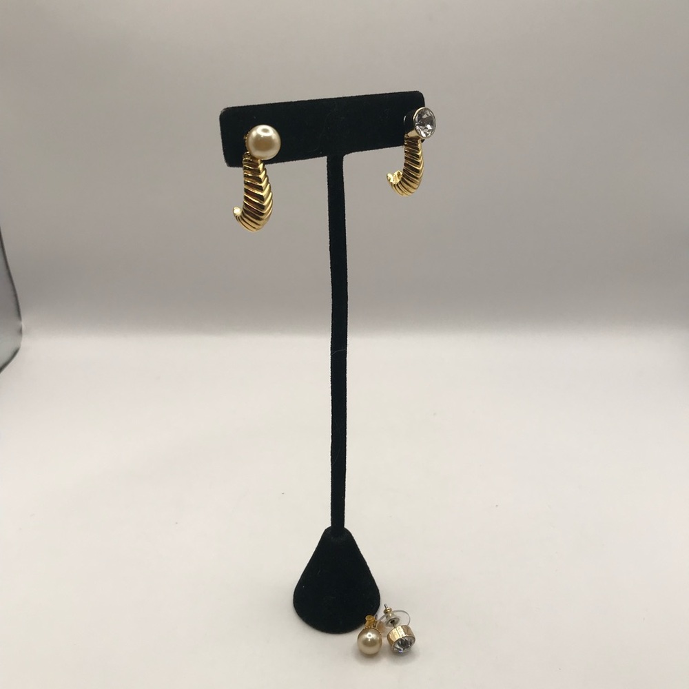 Gold-Tone Convertible Earrings - Picture 8 of 8